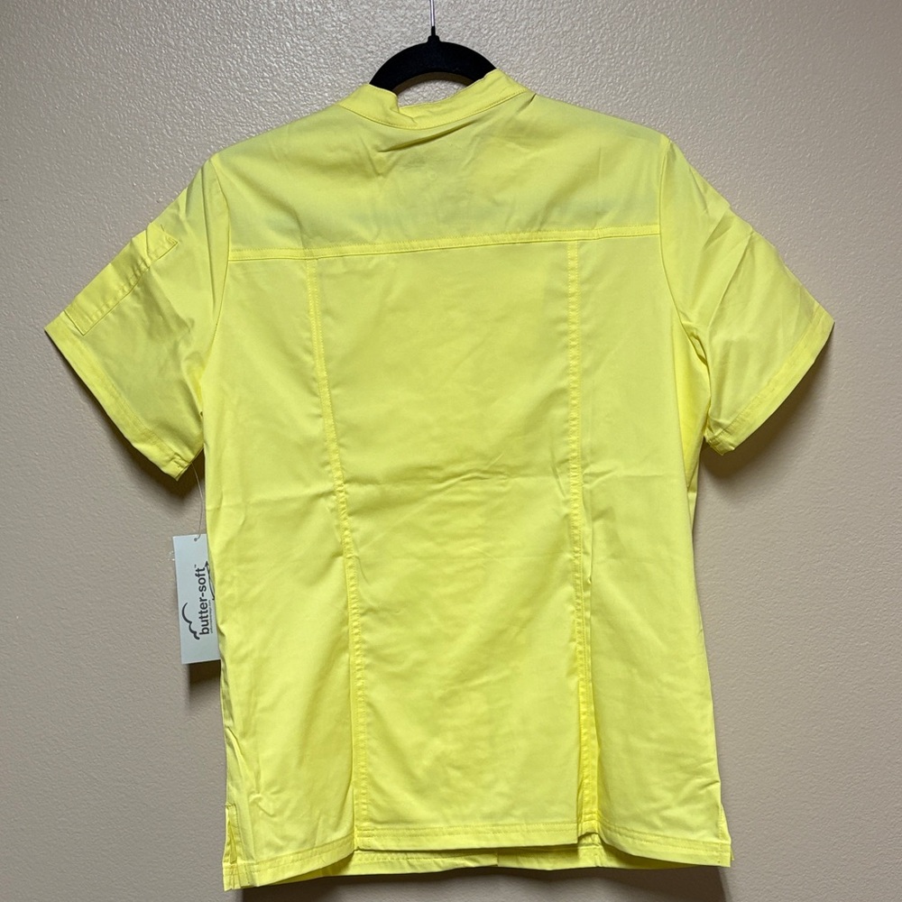 Butter Bright Yellow Women's Nurse Scrub Set - Picture 4 of 9